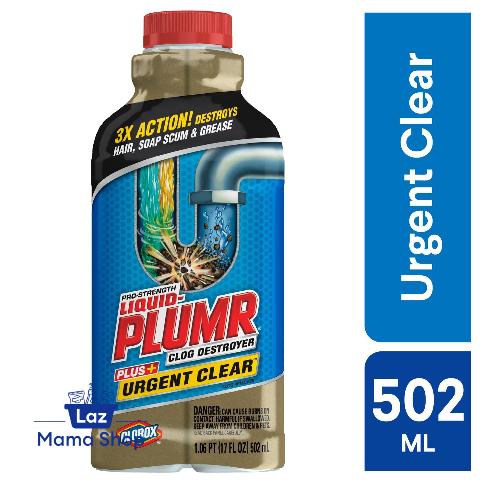 Liquid plumr clog destroyer plus urgent clear deals