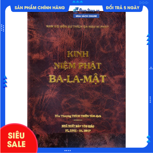 Sách - Kinh Niệm Phật Ba La Mật (Bìa Cứng) - Newshop