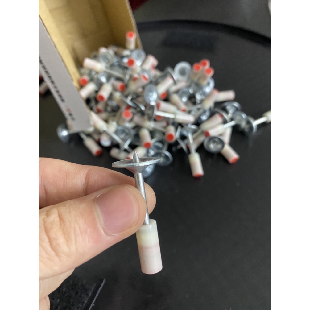 Đinh đạṇ nổ chuyên dùng cho máy bắɴ đinh mini, đinh bê tông, kích thước đầu đinh 7.3mm