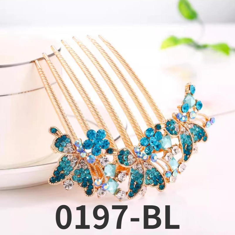 Kẹp búi tóc đính đá kiểu Hàn Quốc-INTL
