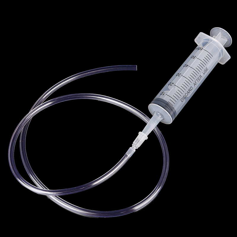 60ML plastic feeding syringe reusable pump with 80cm tube for lab medical tool Mushen. 