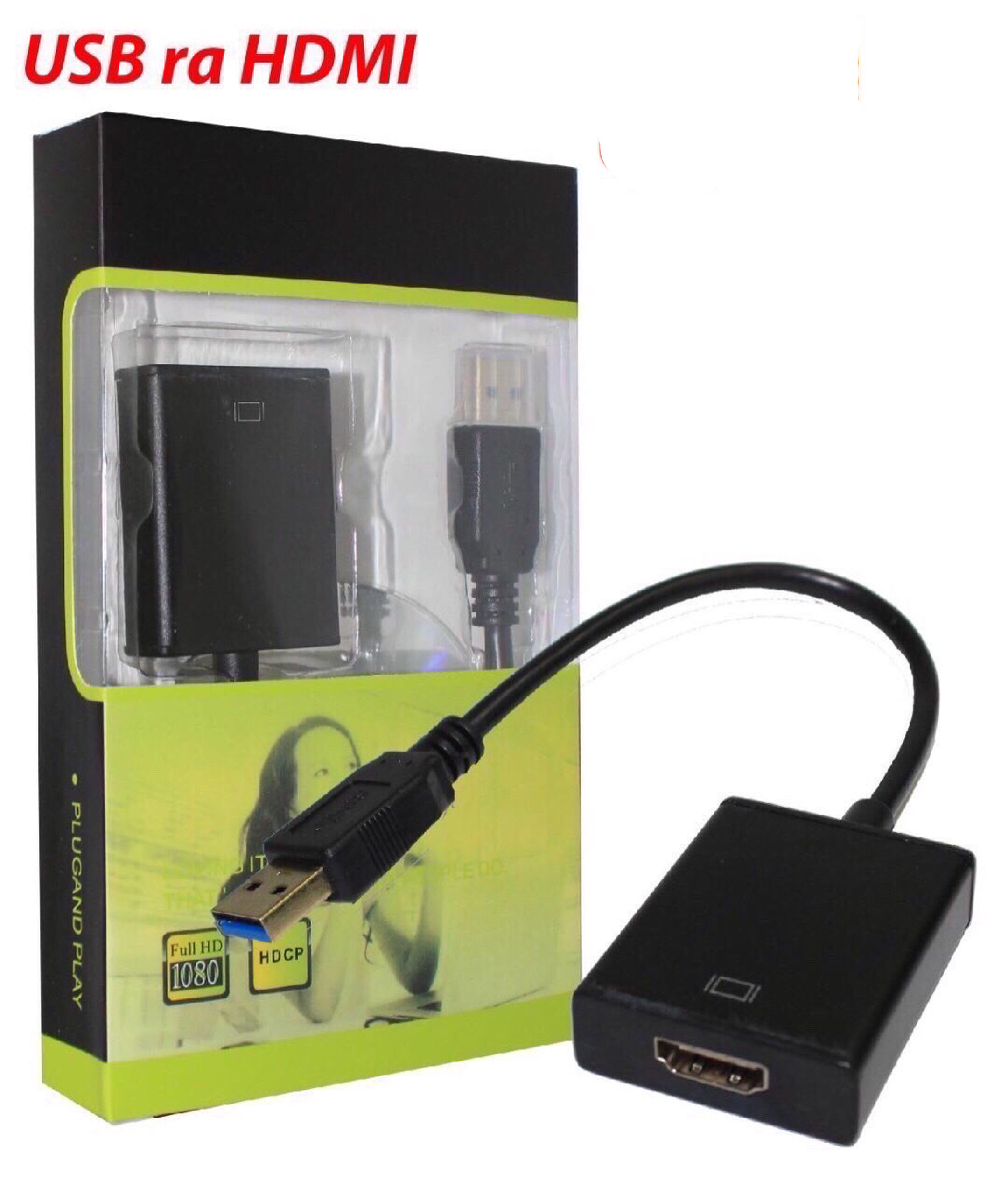 Cable USB 3.0 To HDMI - Cáp Chuyển USB 3.0 Sang HDMI