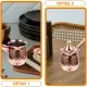 Turkish Coffee Maker Copper Coffee Tea Maker Milk Warmer Hot Chocolate Maker Butter Melting Pot 600Ml. 