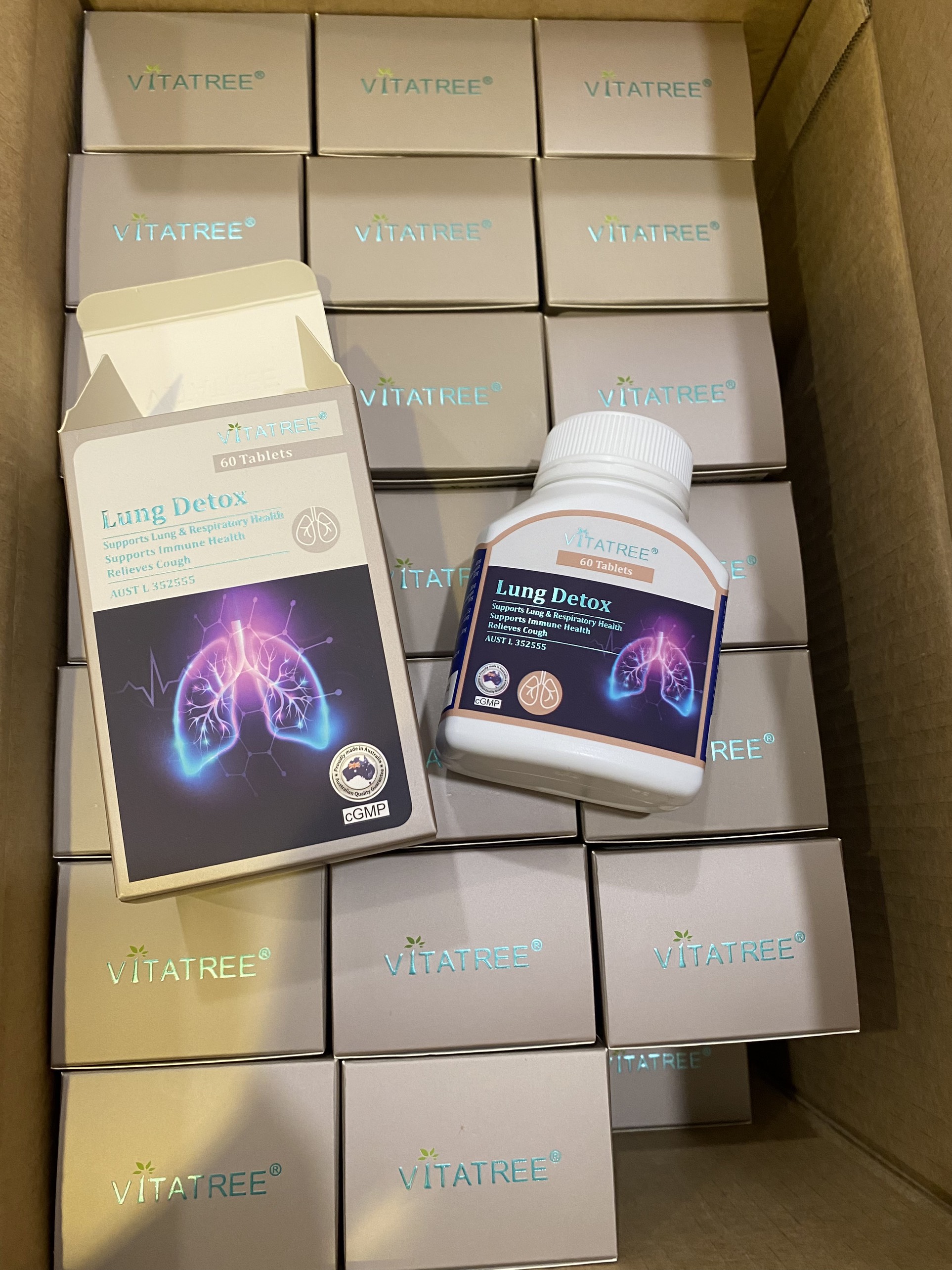 (B_Dương) Viên Uống Thải Độc Phổi Vitatree Lung Detox Úc 60v