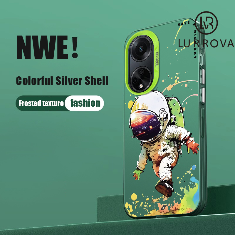Case OPPO A98 5G Graffiti Monkey Graffiti Doraemon Graffiti Panda Graffiti Astronaut Graffiti Black Cat Colorful cartoon mobile phone case