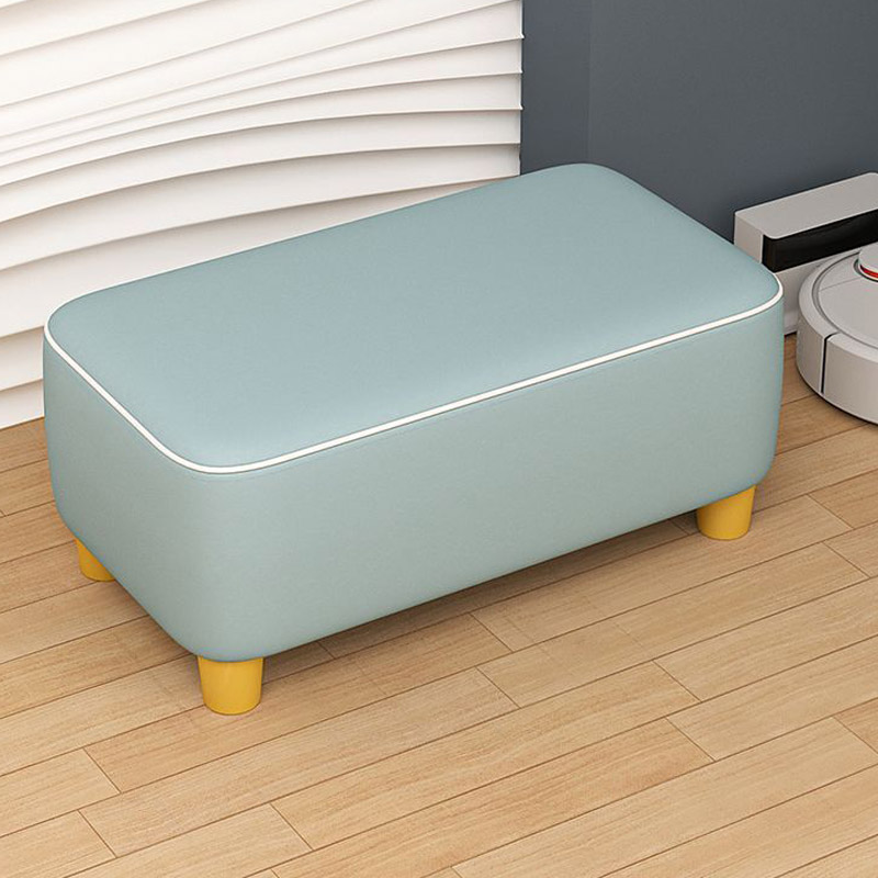 Technology cloth small stool home living room low stool coffee table stool simple small bench net red solid wood changing stool bench simple bench