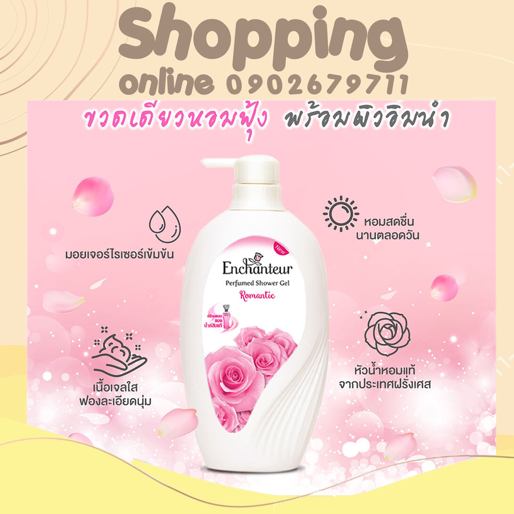 Sữa Tắm Enchanteur Thái Lan 550ML