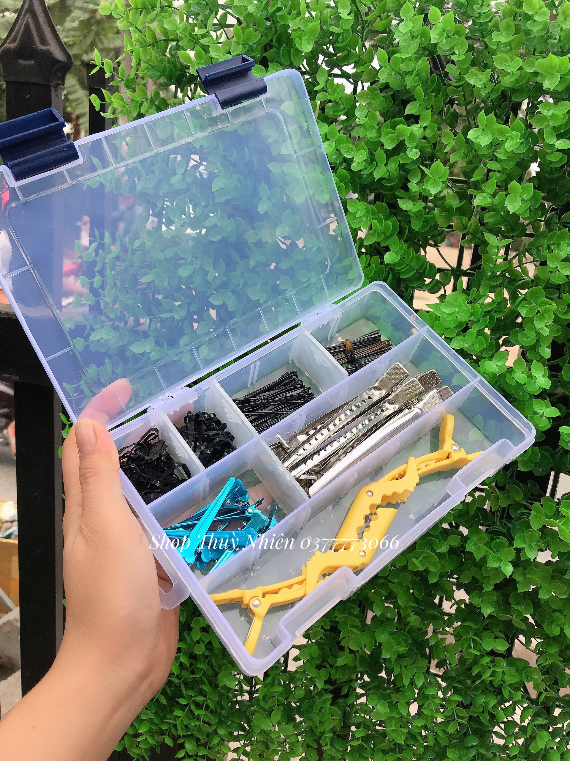 Hộp nhựa đựng xẹt tóc