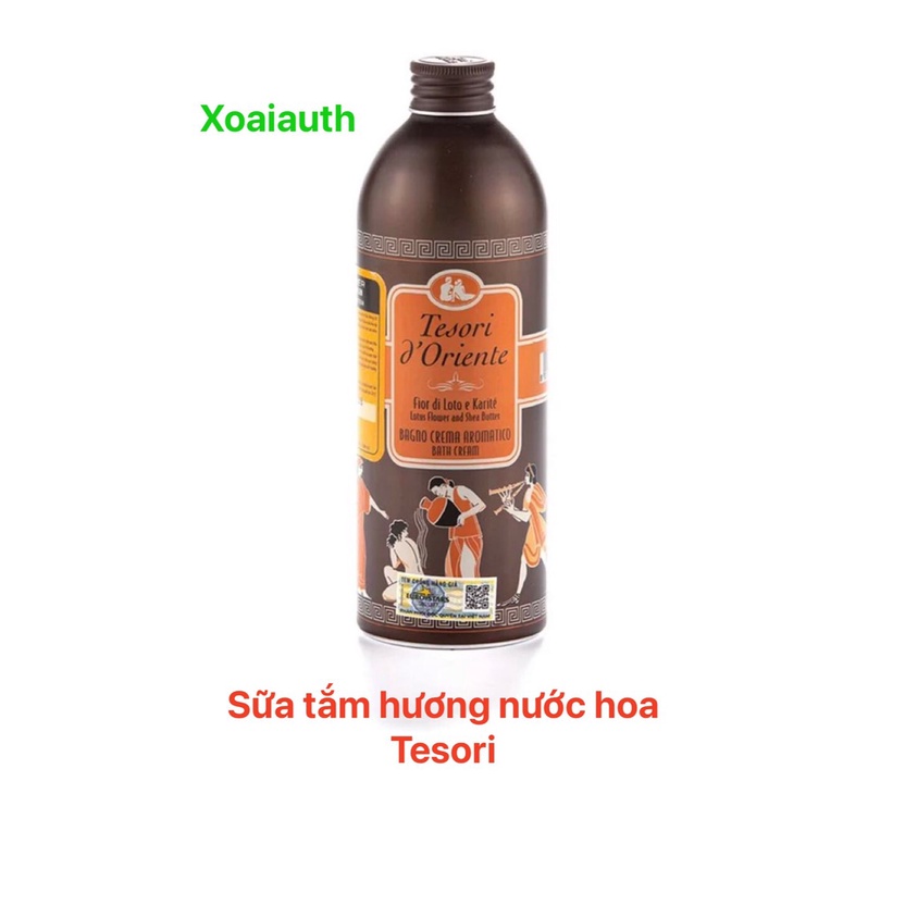 SỮA TẮM HƯƠNG NƯỚC HOA TESORI 500ML