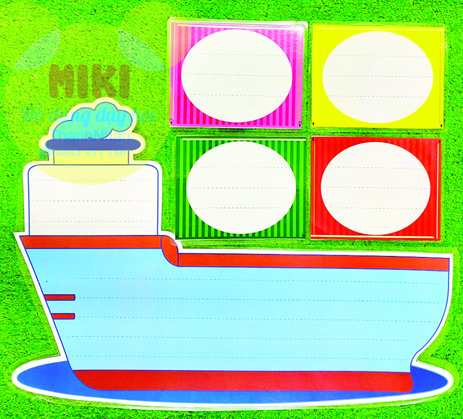 Handmade Cargo Ships (Miki Teaching Supplies)