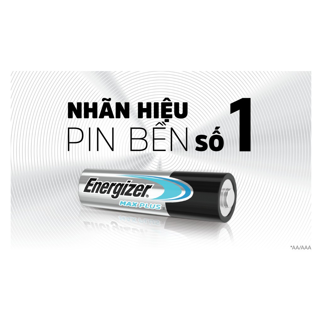 Pin Energizer AA Max Plus EP91 BP4 - Vỉ 4 Viên