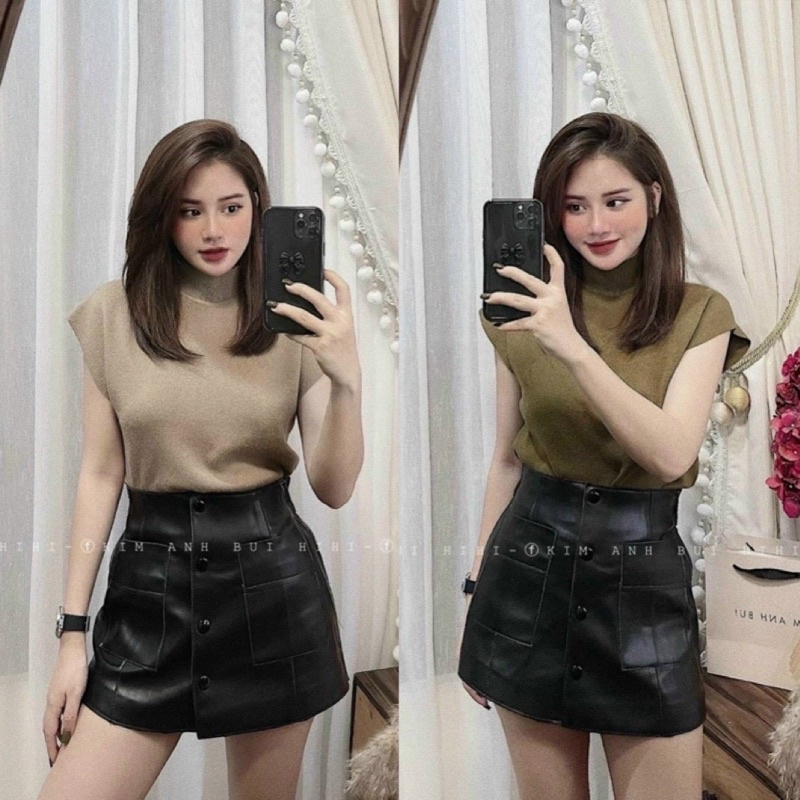 Áo len tay hến cực bắt dáng, siêu xinh