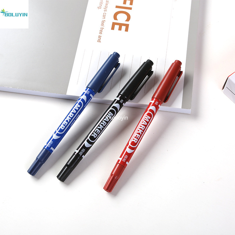 5PCS Permanent Markers Tattoo Pens Fine Point Black Blue Red Large ...