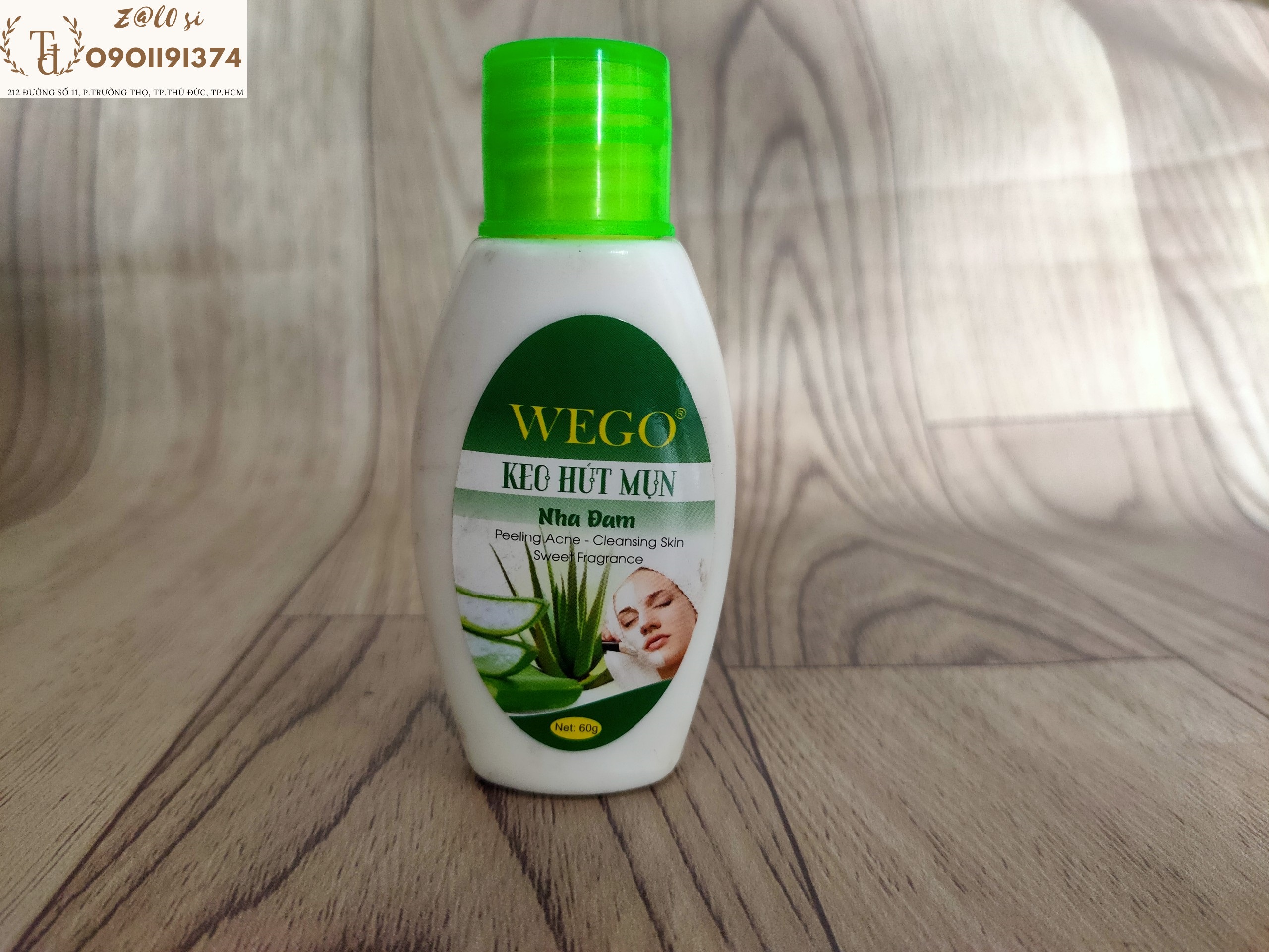 Gel lột mụn chai hương nha đam 60gram