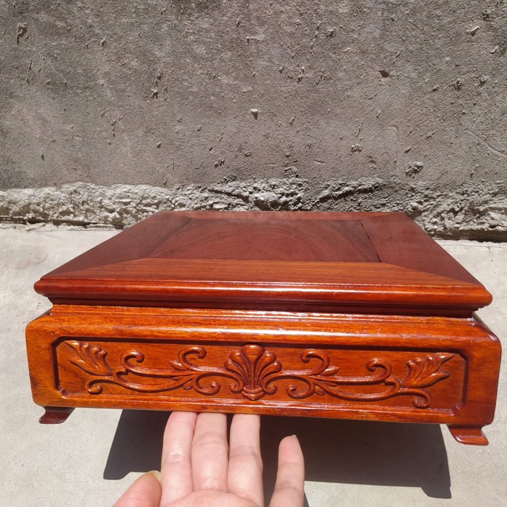Đôn Gỗ, Kệ Gỗ Hương (Kt 25*25 Cao 8,5Cm)