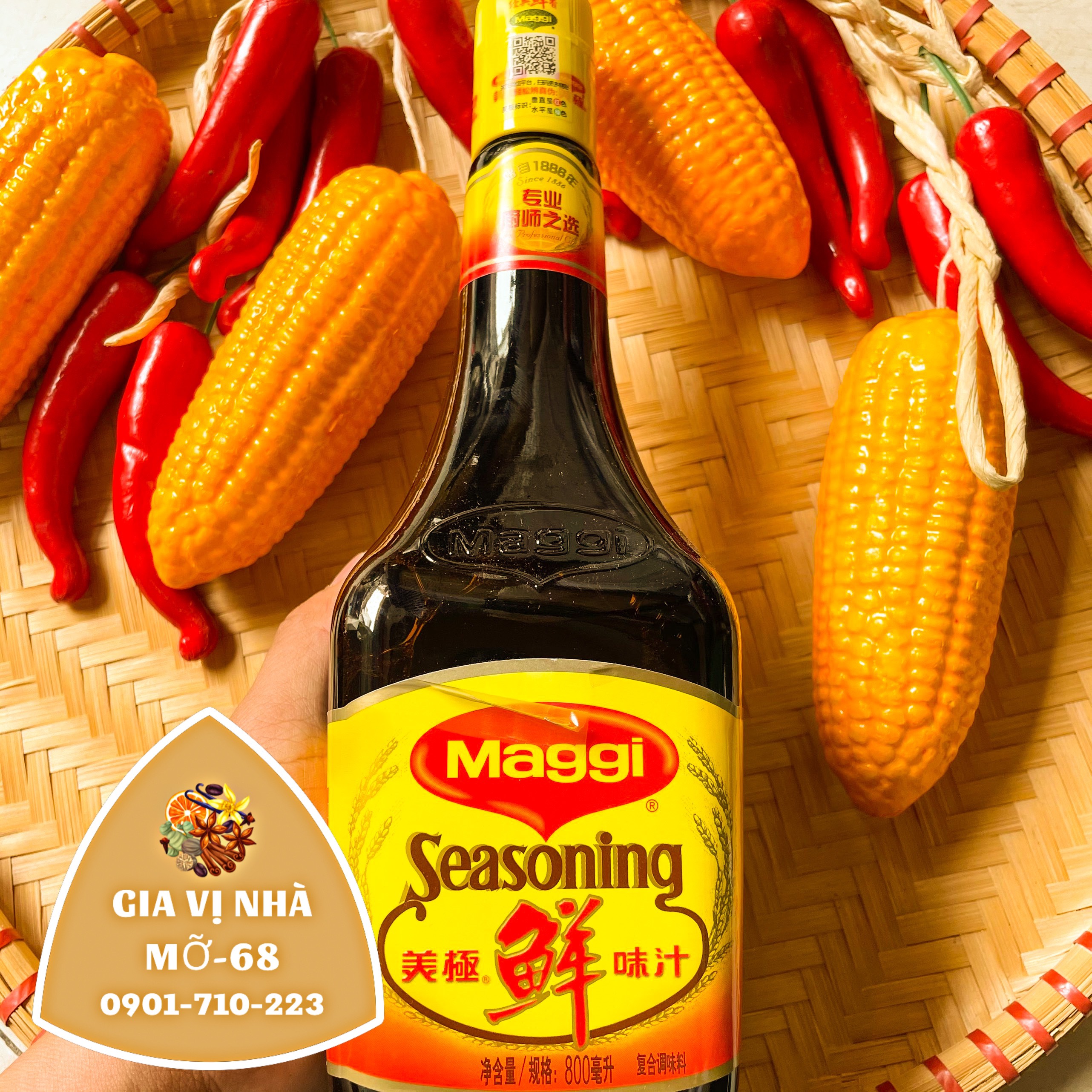 Nước tương maggi hồng kông seasoning 800ml