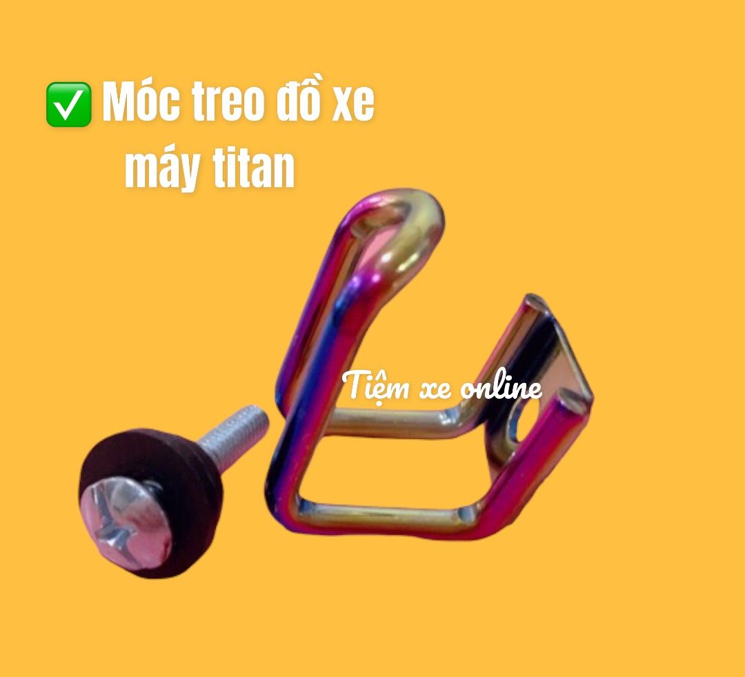 Móc Treo đồ xe máy mạ Titan