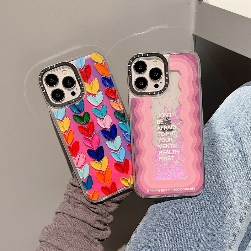 Original Casetify Don't Be Afraid By Mirrors Reflect You Rainbow