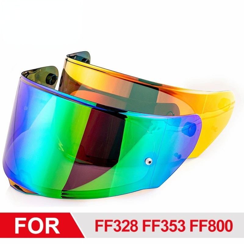 LS2 Visors For FF320 Stream FF353 Rapid FF328 FF800 Motorcycle Helmet Original Replace Extra Lens Black Iridium Silver