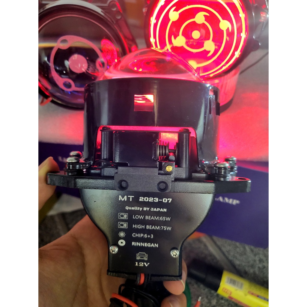 Bi Led 3.0 E11+ Cống Xuất 78W Chíp (6 + 3) Len Xanh Tím.