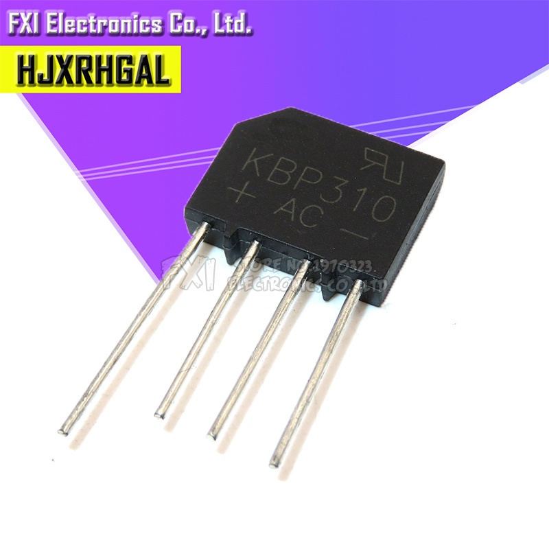 10pcs kbp310 1000v zip 3a bridge rectifier kbp206 kbp210 kbp307 integrated circuit