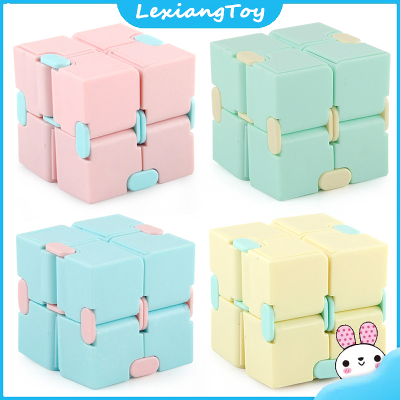 Lexiang Đồ Chơi 2X 2 khối lập phương thần kỳ Túi Lật Vô Hạn khối rubik tốc độ Giải Nén Đồ chơi giáo dục trẻ em Quà tặng sinh nhật