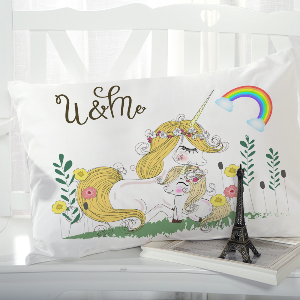 1pc%20Cartoon%20Unicorn%20Pillow%20Cover%20Pillow%20Case%20Bedding%20Pillowcase%20Pillowcovers%20Decorative%2050x70%2050x75%20Kids%20Girl%20Children%20-%20Image%205