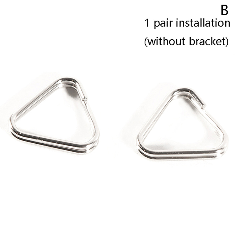 godessing 1Pair Camera Lug Ring Camera Strap Triangle Split Ring Hook For Slr Camera Strap Conversion Ring Metal Triangular Shoulder Strap Connection Buckle