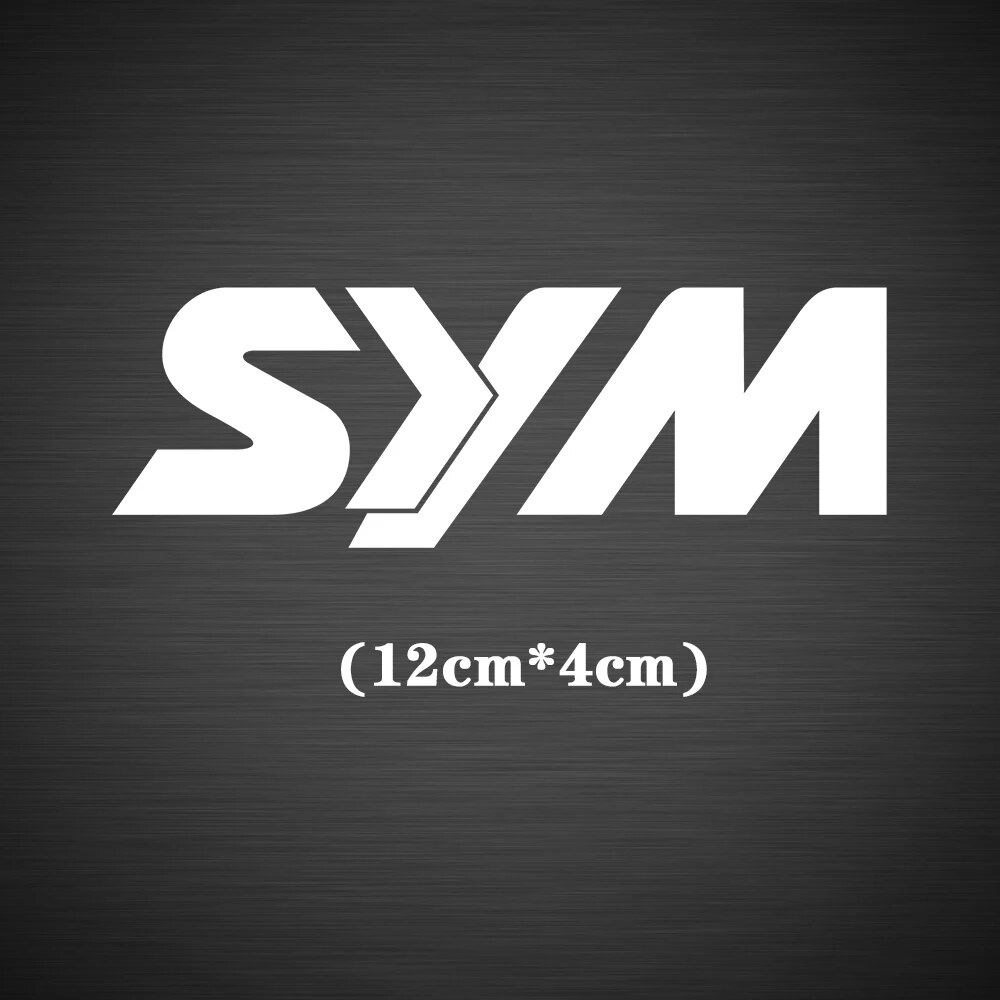 Motorcycle reflective sym logo emblem sticker for sanyang motor maxsym tl500 sym cruisym 300 fnx150 joymaxz 300 fiddle