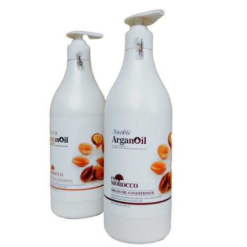 [Chính hãng] Cặp Dầu Gội Xả Anoble Argan Oil 800mlx2
