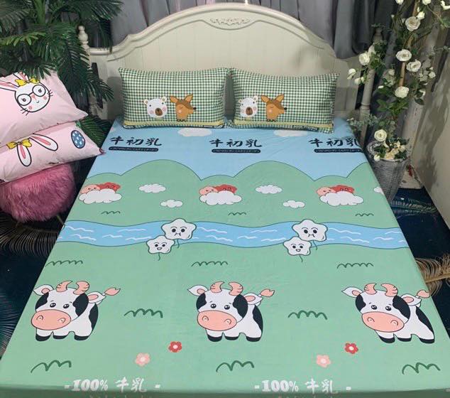 Ga chống thấm hoa văn 1.8 x2m-ga chống thấm cot cao cấp tong(Giao màu ngẫu nhiên)