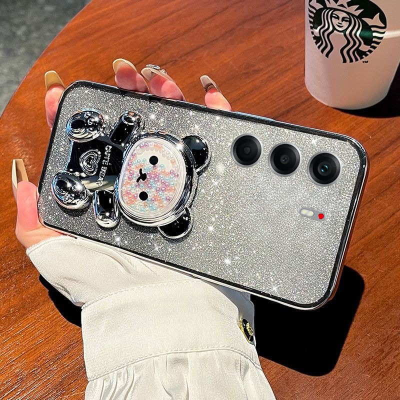 For%20Tecno%20Camon%2040%20Pro%20Case%20with%20Gradient%203D%20Bear%20Folding%20Stand%20Bracket%20Luxury%20Slim%20Plating%20Glitter%20Girls%20for%20Tecno%20Camon%2040%20Back%20Cover%20-%20Image%204