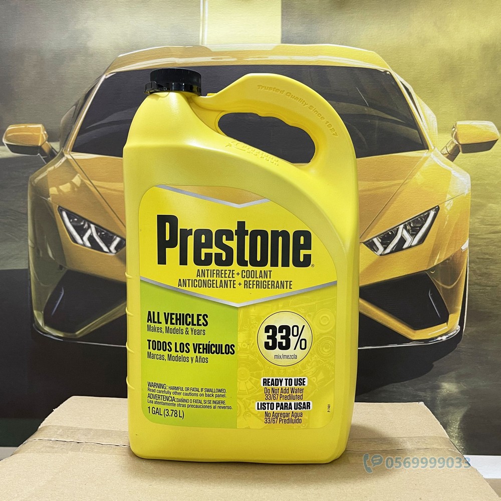 Nước làm mát giải nhiệt động cơ xe ôtô Prestone AF2033 3.78 lít
