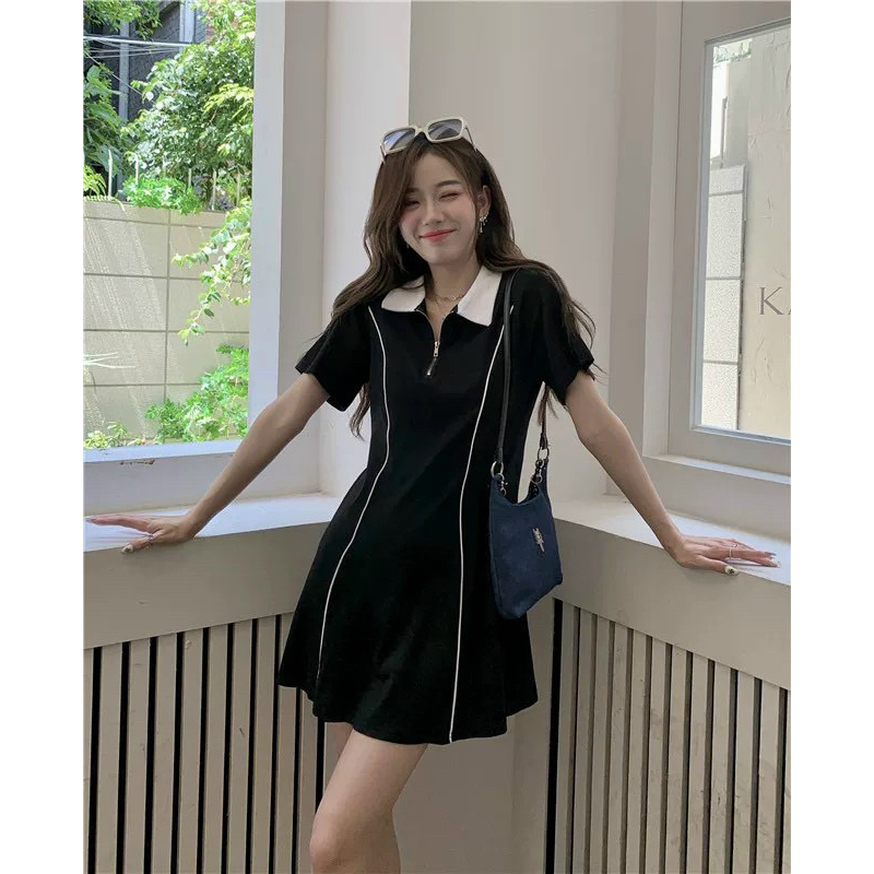 ( 55-90kg ) ĐẦM CỔ POLO THỂ THAO BIGSIZE - ảnh thật