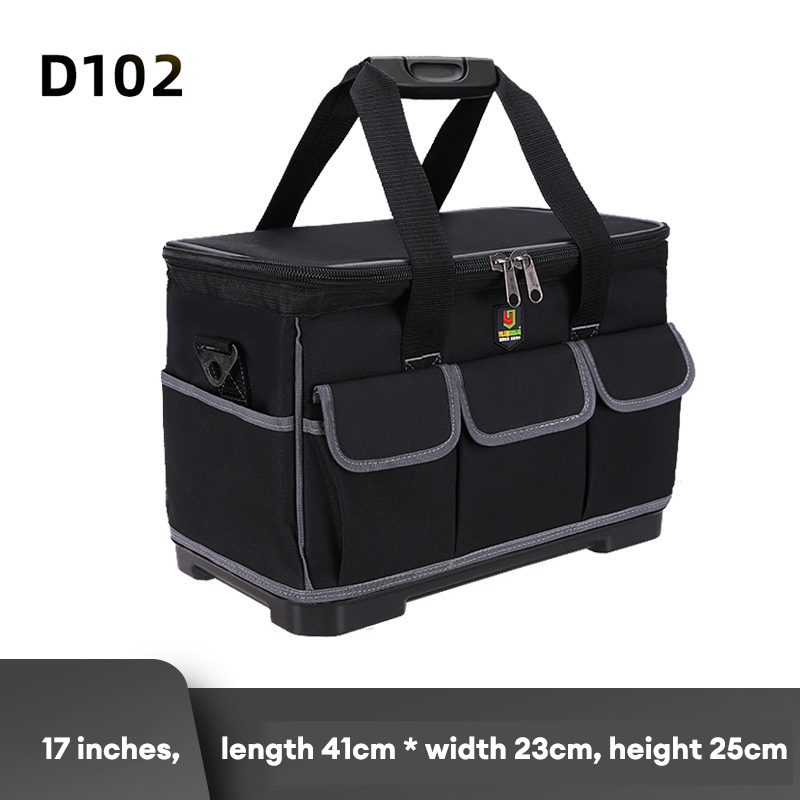 YONUO Plastic bottom tool kit Oxford cloth hardware electrician bag multifunctional square mouth large capacity canvas toolkit