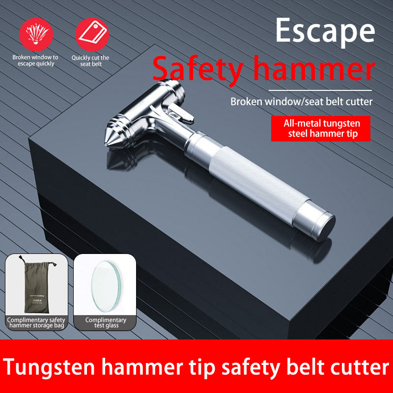 Safety hammer Car metal car safety hammer practical fire emergency escape lifesaving hammer car window breaker