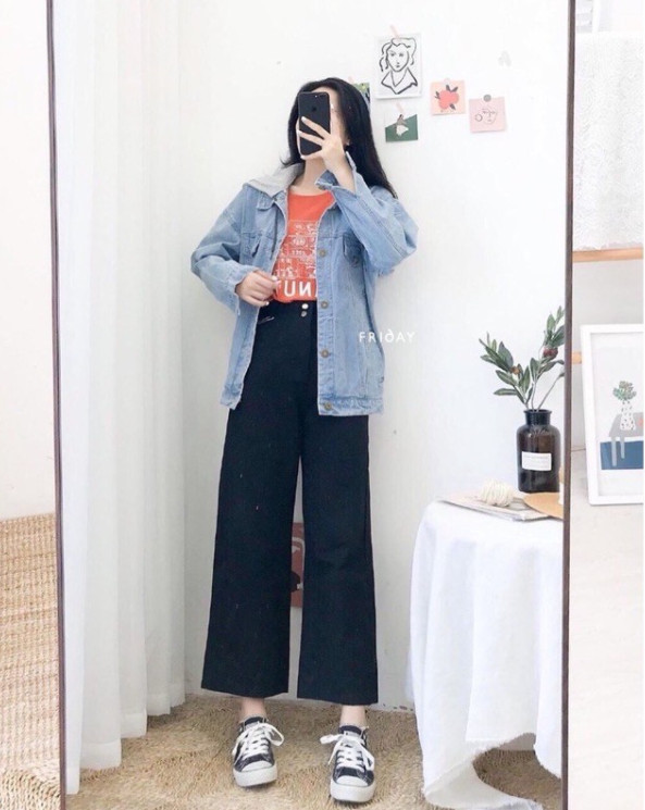 QUẦN KAKI ỐNG RỘNG HN35