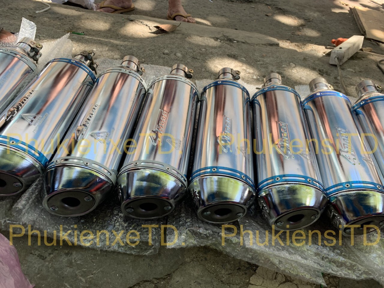 Pô 4road kèm bas cổ lắp cho các dòng xe.