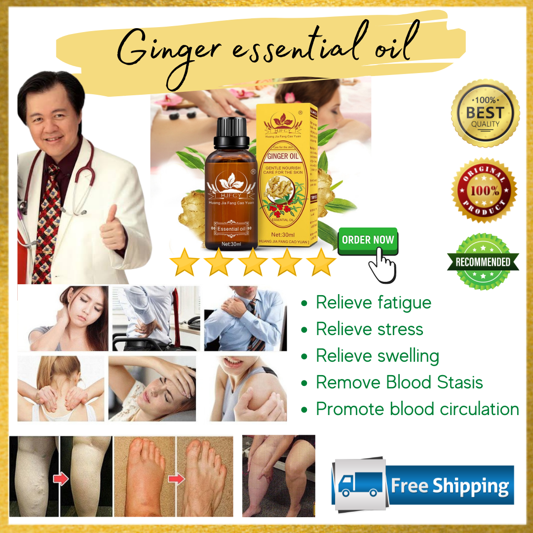 ️The Best Ginger Essential Oil. Can be used as massage oil. Relieve