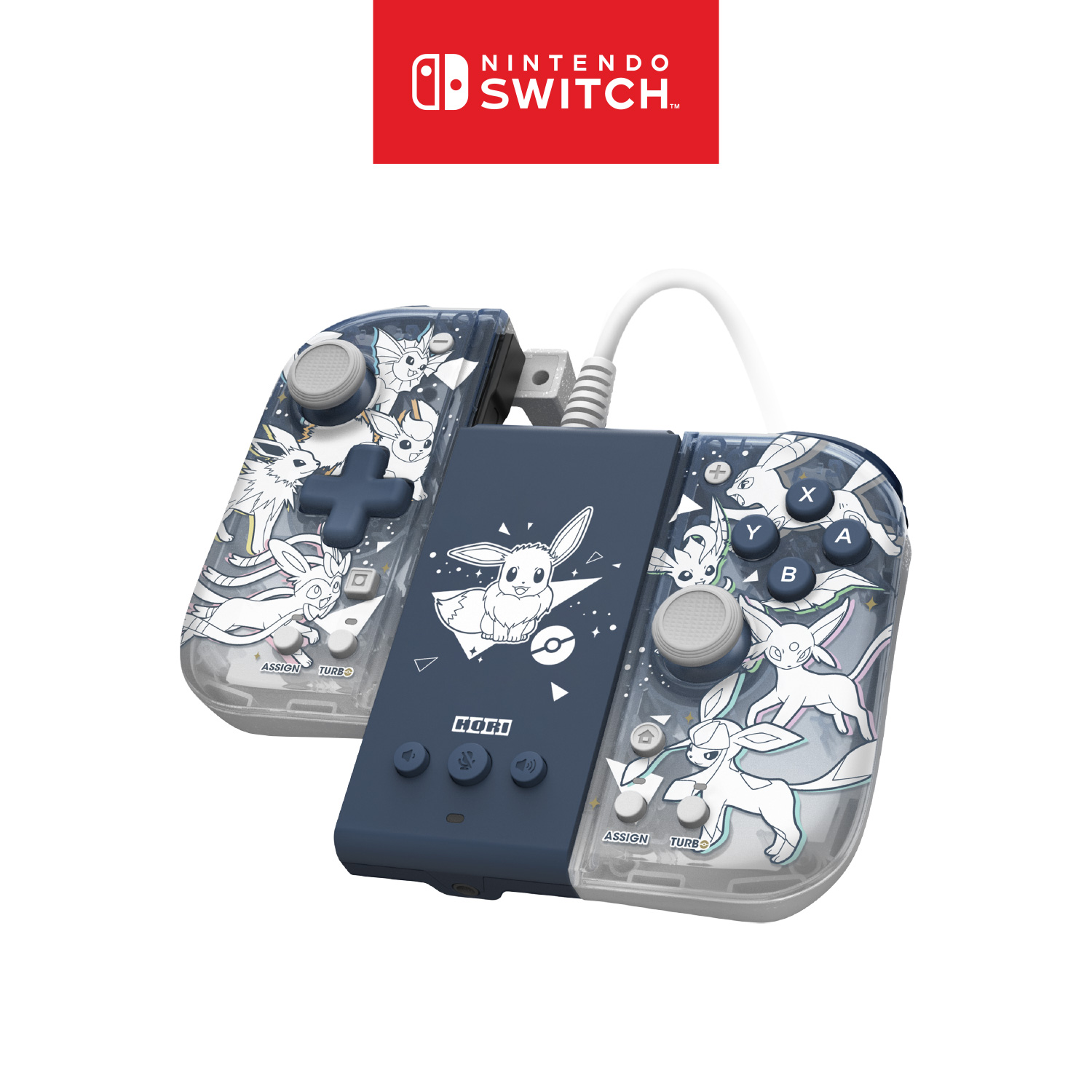 Nintendo Official Store] HORI Grip Controller Fit Attachment Set 