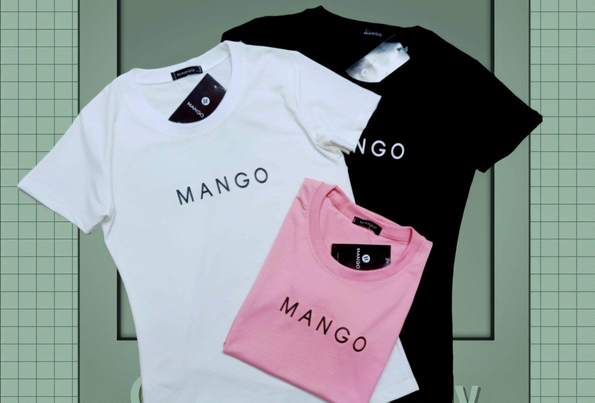 ÁO THUN NỮ CHỮ MANGO - HÀNG COTTON SIÊU THẤM HÚT