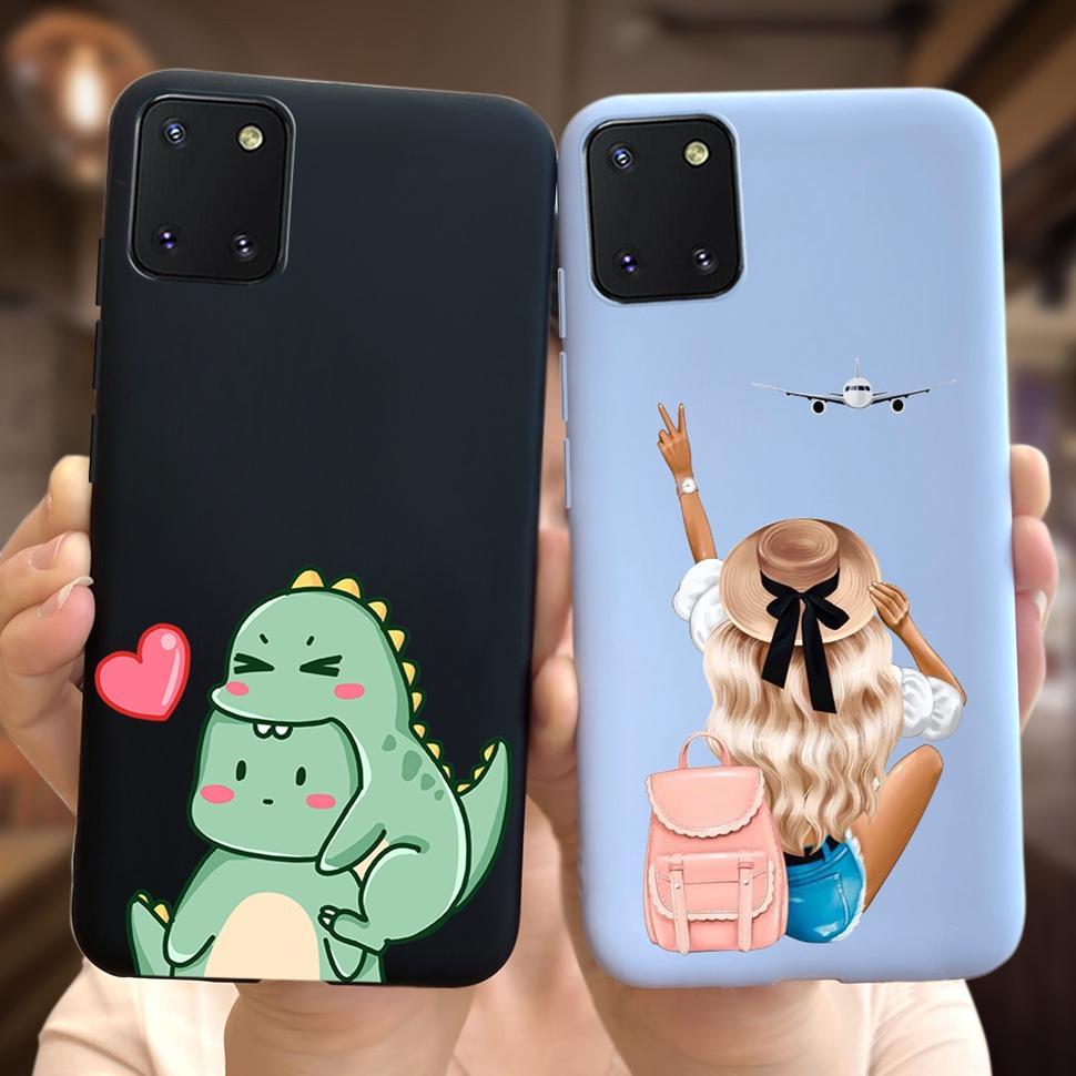 Cute Painted Phone Cases For Samsung Galaxy Note 10 Lite Case Note10 Lite Soft Slim Back Cover For Galaxy Note10 Lite Bags