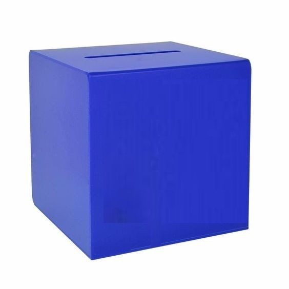 Thùng phiếu, hòm phiếu, hòm bốc thăm, hòm từ thiện mica, nhiều màu sắc , Acrylic