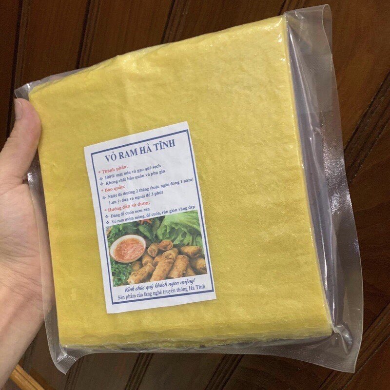 Vỏ Ram Hà Tĩnh loại 100 lá nem (Hút Chân Không)