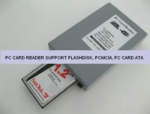 USB 2.0 PCMCIA PC Card Reader ATA Card Reader For 68P PC Card Instert PC To USB CF Cards Adapter Reader 2023NEW