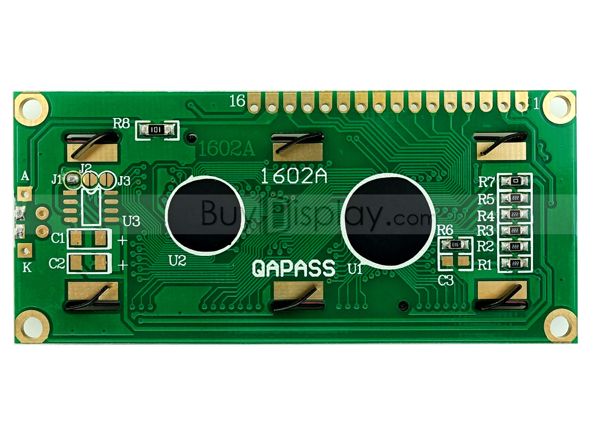 Blue LCD Module HD44780 16x2 Display Character LCD I2C Arduino Code. 