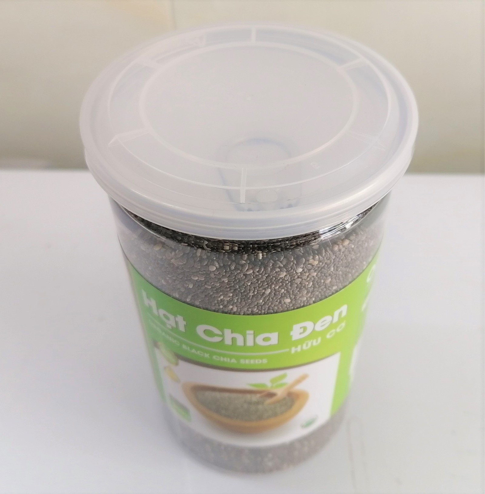 [Hộp 500g - ĐEN] HẠT CHIA HỮU CƠ [VN] WELLBEING Organic Black Chia Seeds