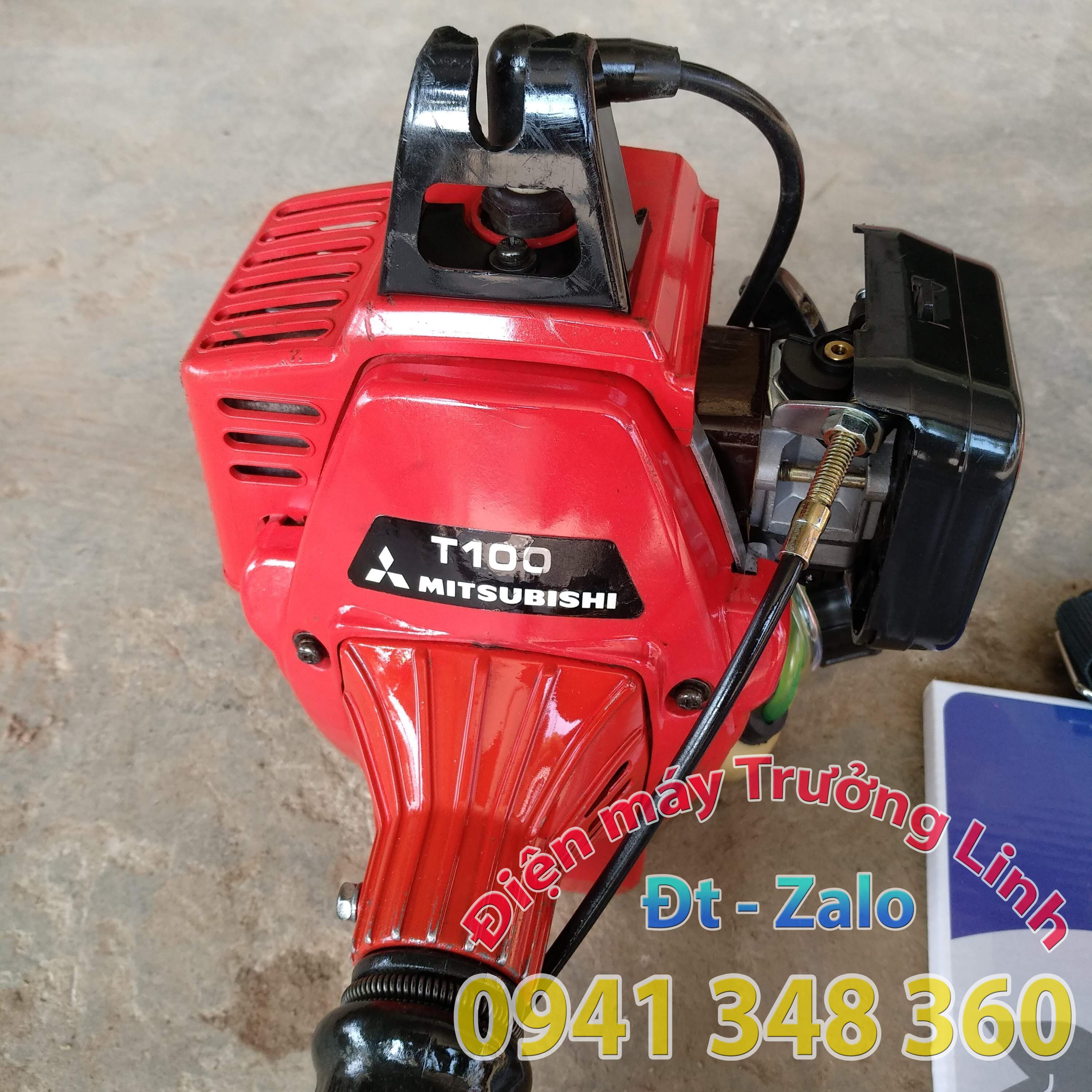 Máy cắt cỏ nhật bãi Mitsubishi T100 đẹp (TẶNG CHAI 1 LÍT NHỚT 2T CHÍNH HÃNG DÙNG PHA XĂNG)