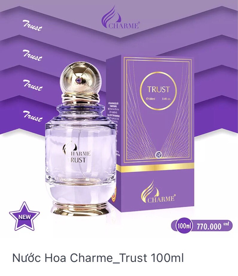 Nước Hoa Charme_Trust 100ml