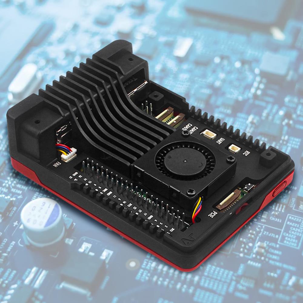 Argon NEO 5 Case Aluminum Case with PWM Cooling Fan Armor Case Protective Case Suitable for Raspberry Pi 5